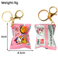 Simulation Instant Noodles Keychain On The Phone Mini Snacks Pendant Bag