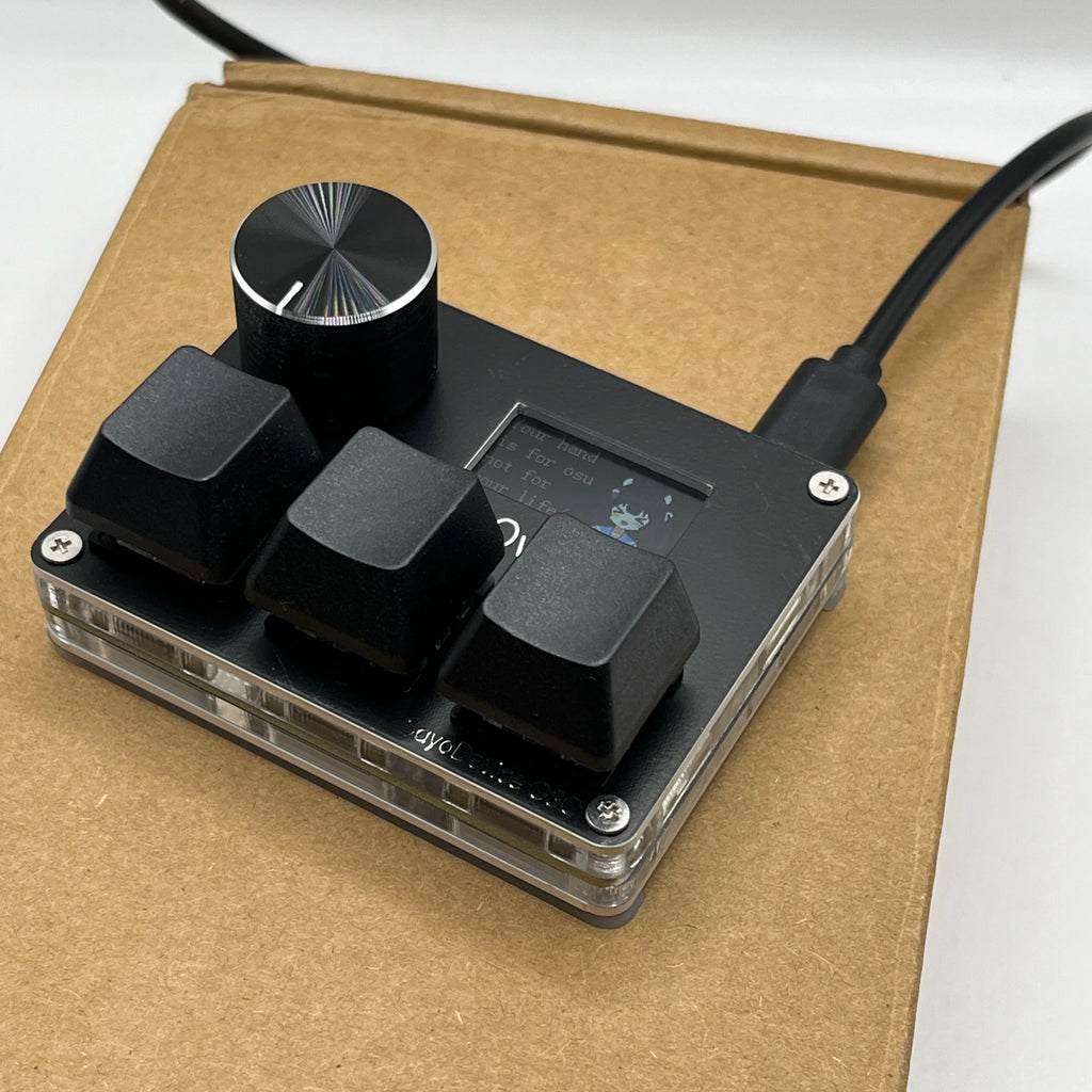 O3C Rapid Trigger Hall Switches Magnetic Pink Switches Keyboard With Knob Screen Copy Paste Shotcut